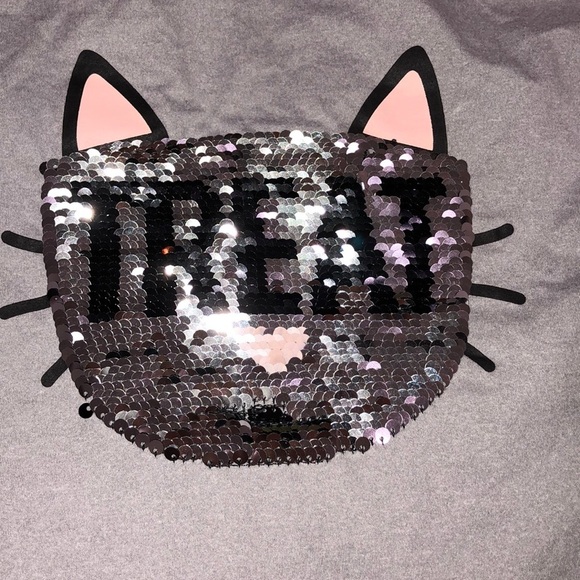 HALLOWEEN trick or treat cozy kitty T-shirt dress - Picture 3 of 6